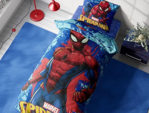 Σεντόνια Σετ 2 τεμ Marvel Spider-Man 712 160X240 Electric Blue 100% Cotton