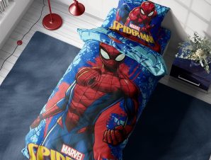 Σεντόνια Σετ 4 τεμ Marvel Spider-Man 714 160X240 Electric Blue 100% Cotton