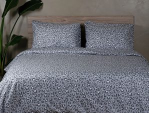 Σεντόνια Μονά (Σετ) 105X205+30 Sunshine Cotton Feelings 2044 Grey Με Λάστιχο (105×205+30)