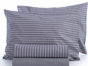 Σεντόνια King Size (Σετ) 280X270 Nautica Nau Coast Grey Χωρίς Λάστιχο (280×270)