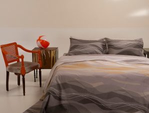 Σεντόνια King Size (Σετ) 260X270 Melinen Ultra Shels Grey Χωρίς Λάστιχο (260×270)