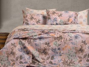 Σεντόνια King Size (Σετ) Melinen Casual Line Elrod Lilac ΜΕ ΛΑΣΤΙΧΟ 180×200+32 ΜΕ ΛΑΣΤΙΧΟ 180×200+32