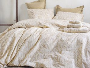 Σεντόνια King Size (Σετ) Rythmos Nova Austin Beige