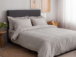 Σεντόνια King Size (Σετ) Vesta Nemesis 304 Light Grey