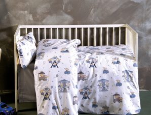 Σεντόνια Κούνιας (Σετ) Sb Home Baby Luna Park Blue