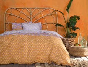 Σεντόνια Υπέρδιπλα (Σετ 220×260) Nima Bed Linen Imane Deep Orange