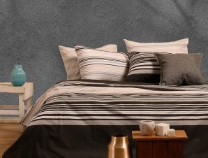 Σετ Σεντόνια King Size 4 Τεμαχίων Melinen Arion Grey 260×270