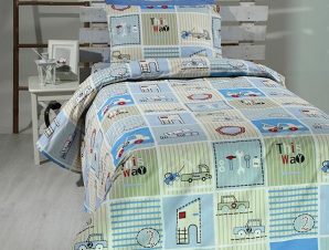 Σετ Σεντόνια Sunshine Home Cotton Feelings 06 Μονό με λάστιχο105×205+30