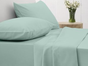 Σετ Σεντόνια Sunshine Home Cotton Feelings 105 Aqua 235×270