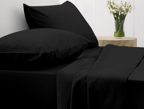 Σετ Σεντόνια Sunshine Home Cotton Feelings 111 Black 170×205+30