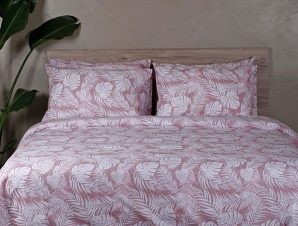 Σετ Σεντόνια Sunshine Home Cotton Feelings 2038 Pink King Size 260×270