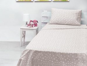 Σετ Σεντόνια Sunshine Home cotton feelings 22 Grey Μονό 165×270