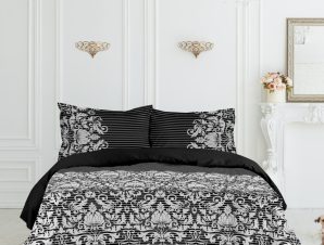 Σετ Σεντόνια King Size 4 Τεμαχίων Makis Tselios Damask 270×290