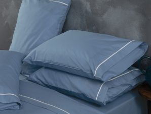 Σετ Σεντόνια Υπέρδιπλα 4 Τεμαχίων Sb home Ios Denim 240×260